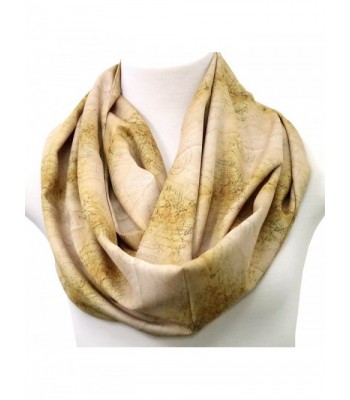 Vintage Mathematics scarf with handwritten Formulas Scarf By Di Capanni (Cream) - C4128WXSVLD