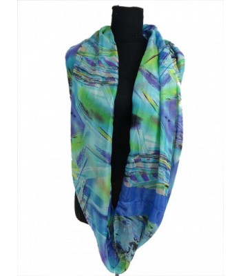 colorful abstract infinity circular eternity in Fashion Scarves