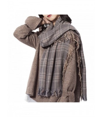 Womens Fashion Plaid Blanket Scarves in Fashion Scarves