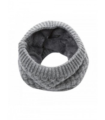 Unisex Winter Warm Scarf- Keepfit Fashion Nova Bufanda Thickness Knitted Collar for Men Women - Gray - CP188NYKO7M