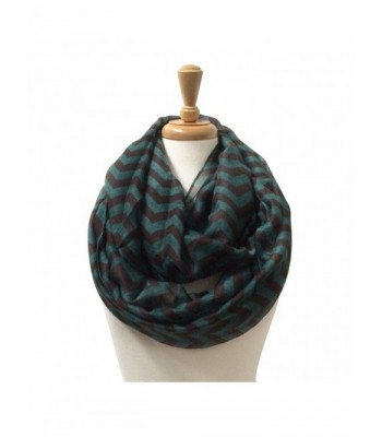 Paskmlna Zigzag Chevron Soft & Lightweight Loop Infinity Scarf - zigzag6 - C512BLURZAV