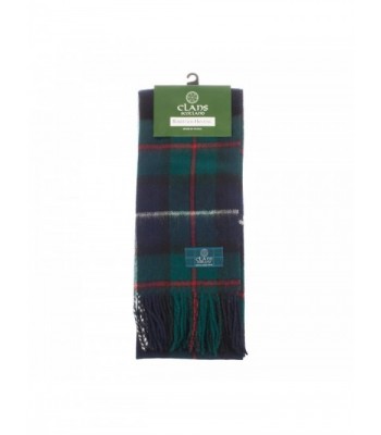 Clans Of Scotland Pure New Wool Scottish Tartan Scarf Robertson Hunting (One Size) - CN125826TXD