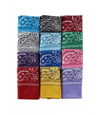 NJ Novelty Assorted Bandanas Pre tied