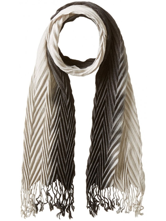 La Fiorentina Women's Ombre Scarf - Silver Combo - CW11O2MHFO3