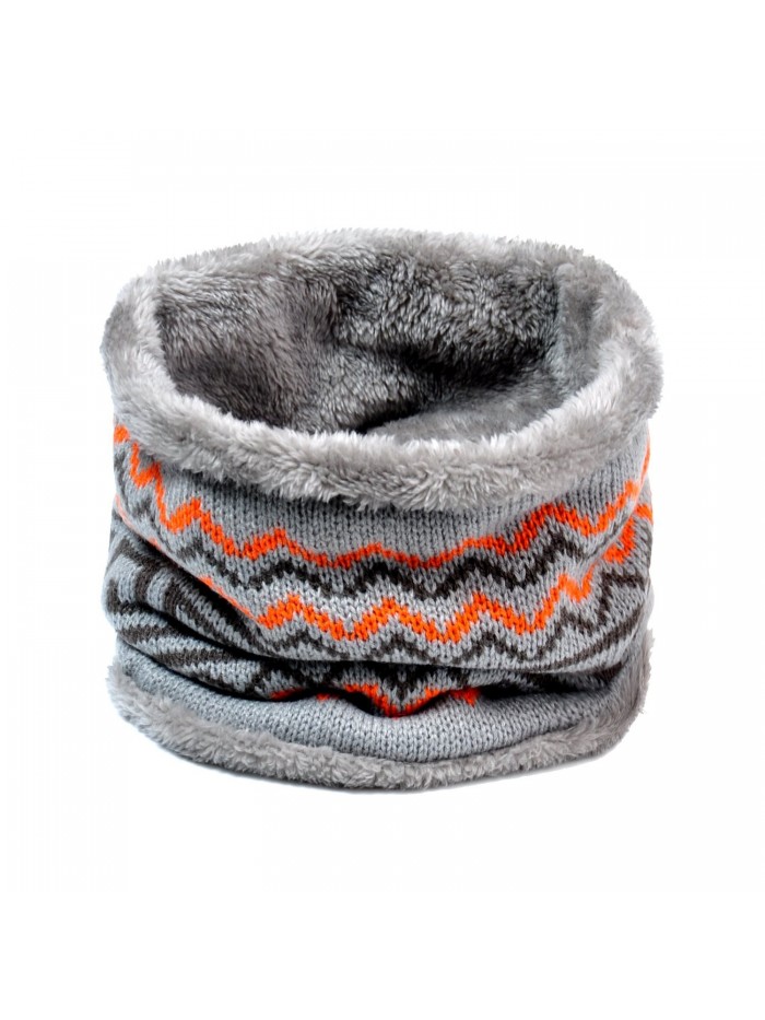 Lo Shokim Winter Double-Layer Fashion Fleece Lining Knit Neck Warmer Circle Scarf Windproof - 205 - CH186I0UIKD