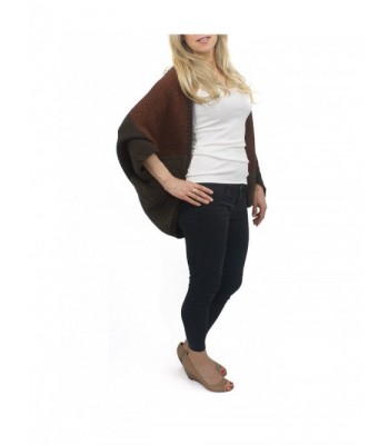 Jessica McClintock Oversized Cardigan Sweater - Brown - CL125W4JM5T