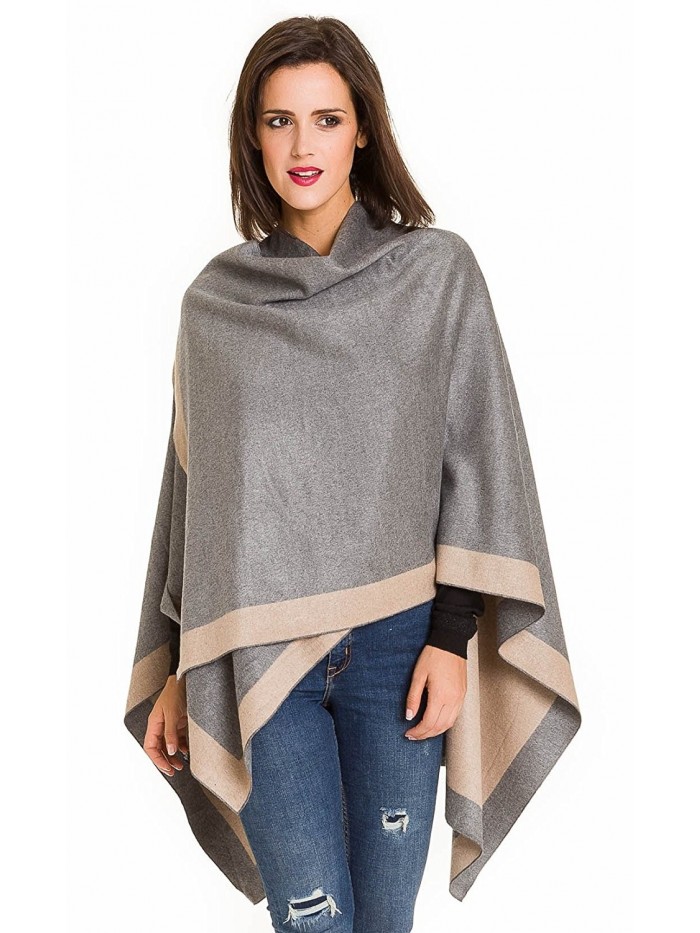 Cardigan Poncho Cape: Women Elegant Cardigan Shawl Wrap Sweater Coat ...