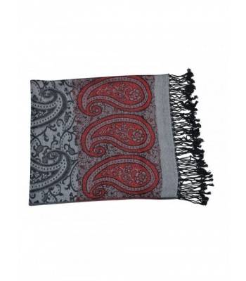 Peach Couture Womens Pashmina Paisley in Wraps & Pashminas