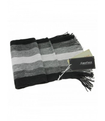 Winter Fringe Cashmere Christmas Stripes