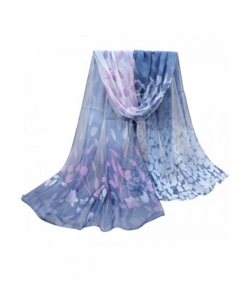 Clearance Xmas Gift! Women Beautiful Rainbow Chiffon Shawl Wrap Scarf ...