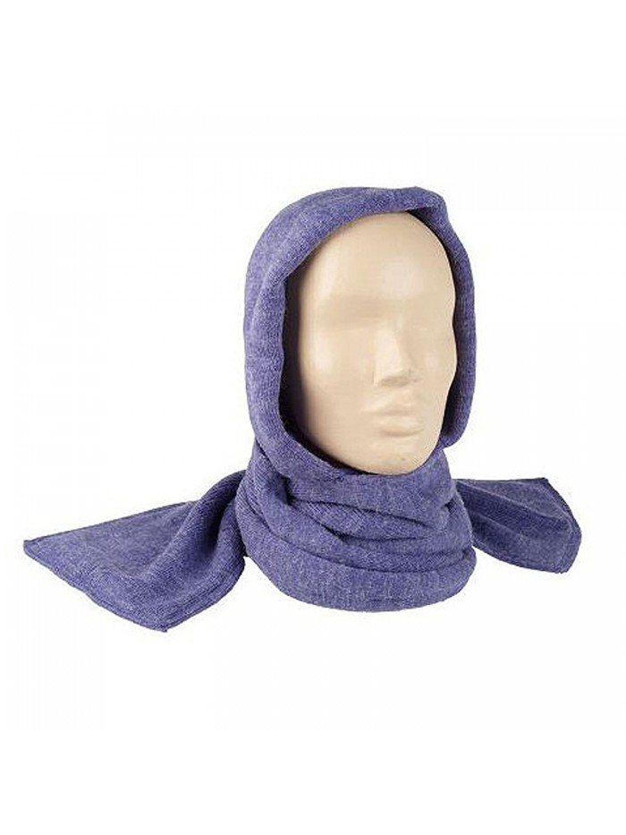 35 Below Marled Hooded Scarf - Purple - CW12NUBTOJD