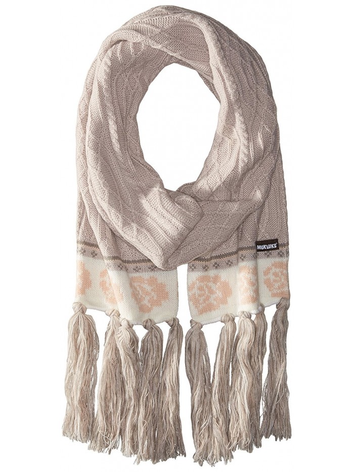 Muk Luks Women's Rustic Romance Basic Scarf-Rose - Light Purple - CP12F6B28JP