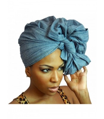 Urban Turbanista Wrap Chambray Headwrap