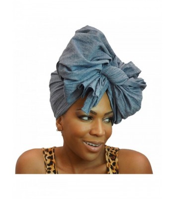 Urban Turbanista Wrap Chambray Headwrap in Fashion Scarves