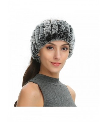 Ferand Womens Headband Knitted Convertible - Black Frost - CS188IRZGUO