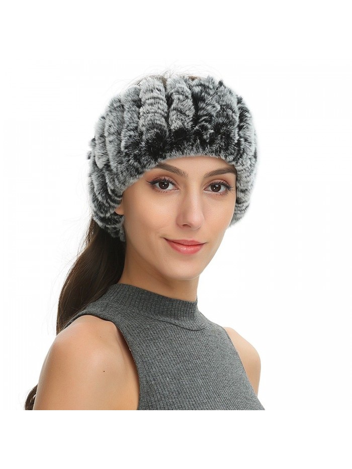 Ferand Womens Headband Knitted Convertible - Black Frost - CS188IRZGUO