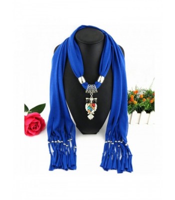 Iusun Luxury Gemstone Necklace Scarves