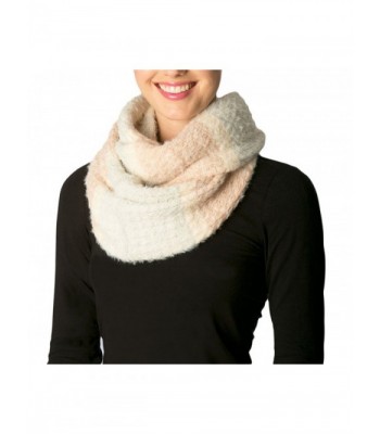 Apparelism Women's Premium Winter Super Soft Fuzzy Knitted Infinity Loop Neck Scarf. - Mint - C2186IRLGLW