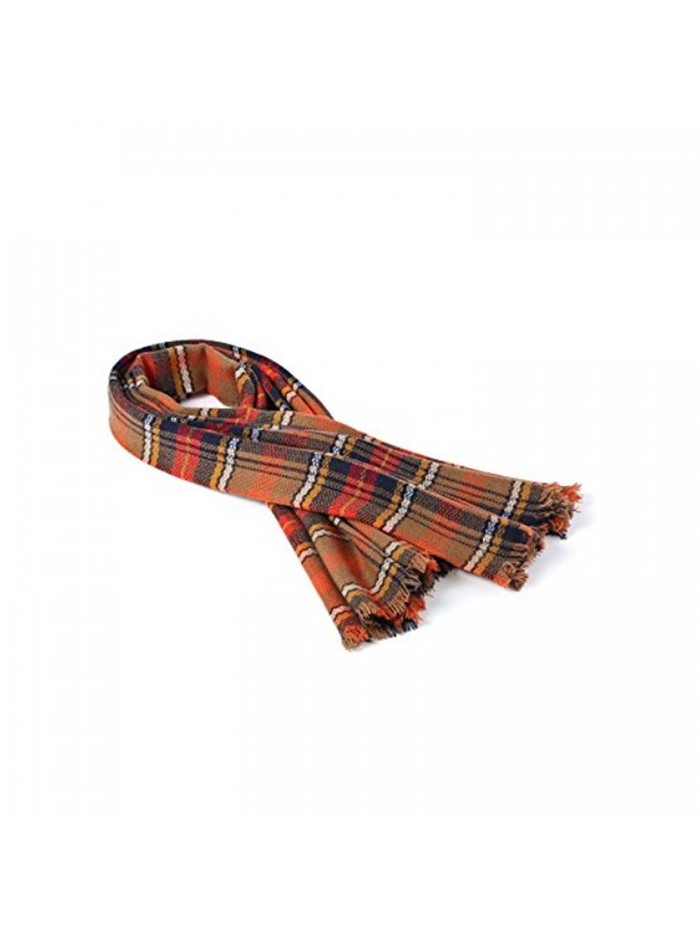 Women's Classic Tassel Plaid Scarf Warm Soft Chunky Large Shawl Scarves ...
