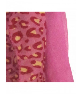 Leopard Animal Accent Silver Fuchsia