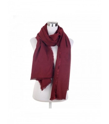 BEKILOLE Cashmere Wrapping Neckwear Wine Red