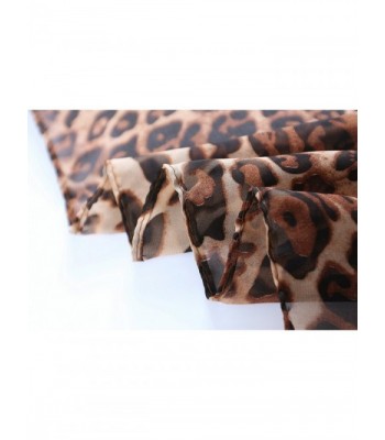 DAPENG Women Chiffon Printed Leopard