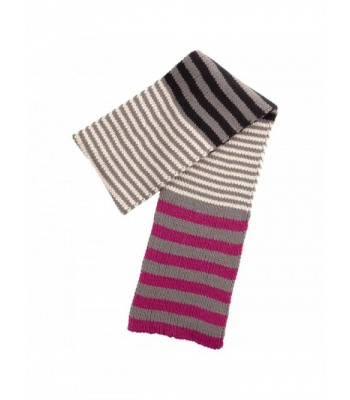 Vera Bradley Women Striped Knit Scarf - Canterberry Magenta - CE11ET7AC45