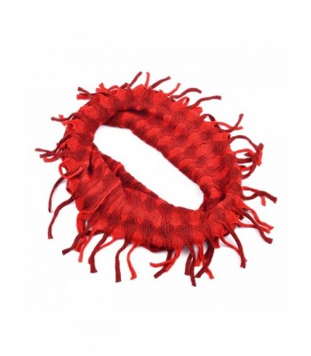 Huan Xun Rusty Red Chiffon Loop Scarf for Lady-multiple Usage - CV110AR0789