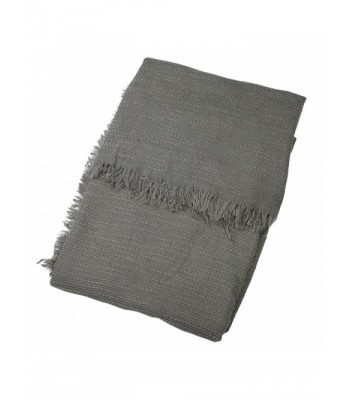Charcoal Womens Fashion Blanket Scarves in Cold Weather Scarves & Wraps