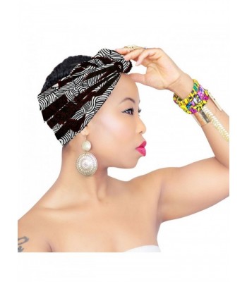 Urban Ladies HeadBands- Head Wrap & Scarf in Small & Medium (Girls & Teen Age) - Md-black-silver - CJ1807W89C8