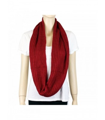 Classic Infinity Scarf Solid Color in Cold Weather Scarves & Wraps