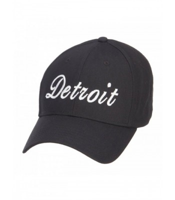 E4hats City Detroit Embroidered Cotton