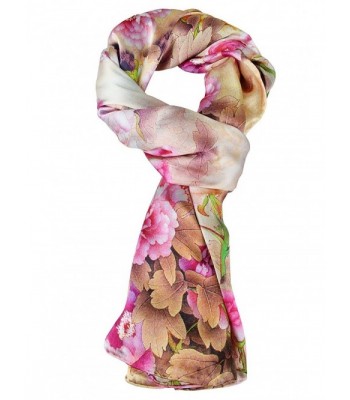 ELEGNA Womens Flower Painting Scarf