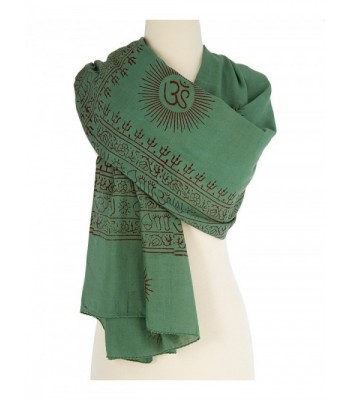 OMSutra OM Prayer Shawls Orange in Wraps & Pashminas