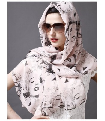 Maxchic Marilyn Patterned Chiffon SKUS005P in Fashion Scarves