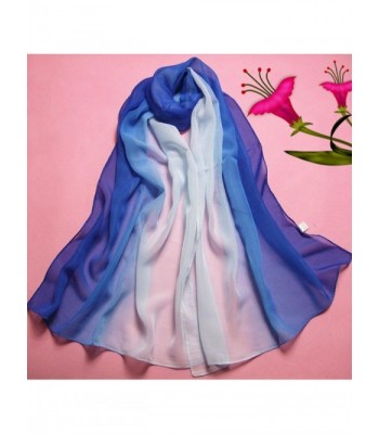Luweki Fashion Gradient Chiffon Scarves in Fashion Scarves