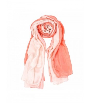 Silk Scarf Winter Womens' Gradient Color Scarf Summer Beach Towel 77x ...