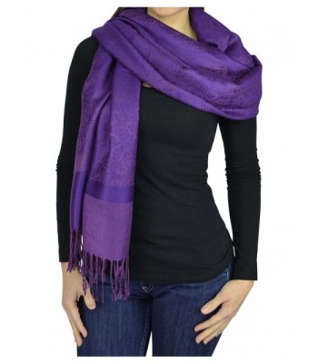 Belle Donne Jacquard Paisley Pashmina