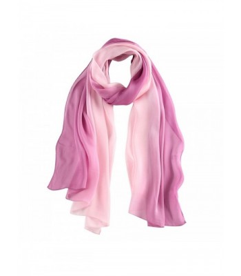 STORY OF SHANGHAI Womens 100% Mulberry Silk Head Scarf For Hair Ladies Scarf Gift for Valentine's Day - Pink2 - C2183L35G90