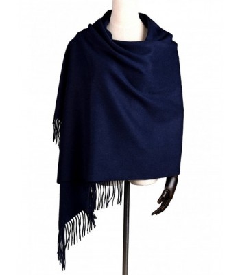 DIA ORHA Cashmere LambsWool Pashmina - Navy - CP18724NCX9