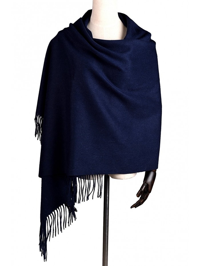 DIA ORHA Cashmere LambsWool Pashmina - Navy - CP18724NCX9