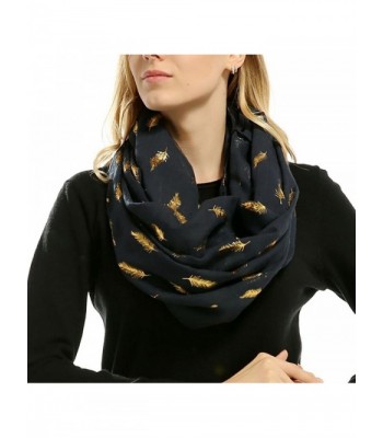 Women Feather Lightweight Bronzing Scarves in Wraps & Pashminas