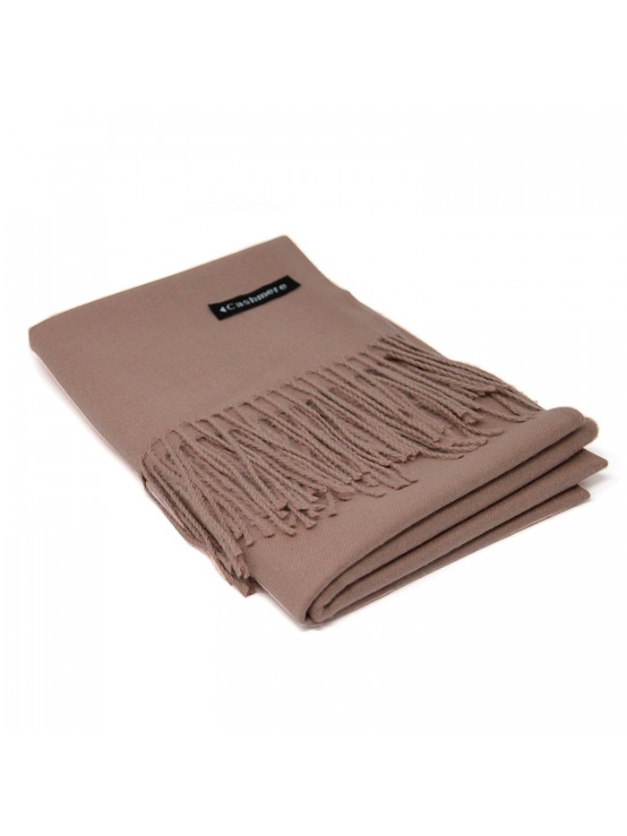 Camel Brown 100 Cashmere Scarf - Camel Brown - CP188NDC88M