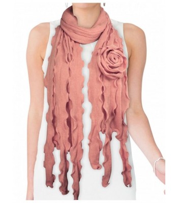 Acrylic Fashion Flower Ruffle Knitted in Fashion Scarves