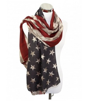 Premium American Flag Scarf US SELLER - Vintage Long - CQ121F4LMNZ