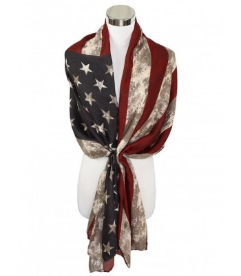 Premium American Flag Scarf US SELLER - Vintage Long - CQ121F4LMNZ