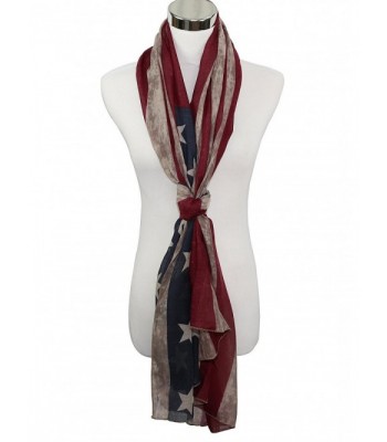 Premium American Flag Scarf US SELLER - Vintage Long - CQ121F4LMNZ