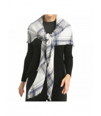 Blanket Scarf Poncho Plaid Women in Fashion Scarves