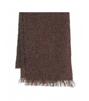 Charter Club Women's Herringbone Cashmere Scarf - Scarlet - CA11M4O2MHV