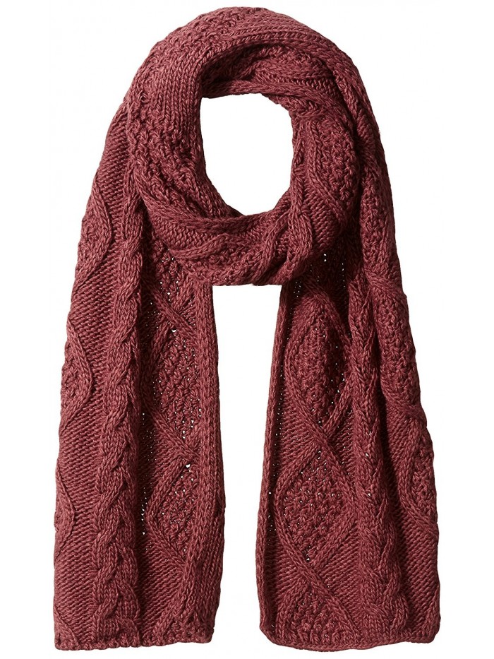 Bench Women's Careen Cable Knit Scarf - Sassafras - CR12G55UROJ